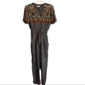 MICHAEL BLAKE VTG‎ JUMPSUIT POCKETS 16P